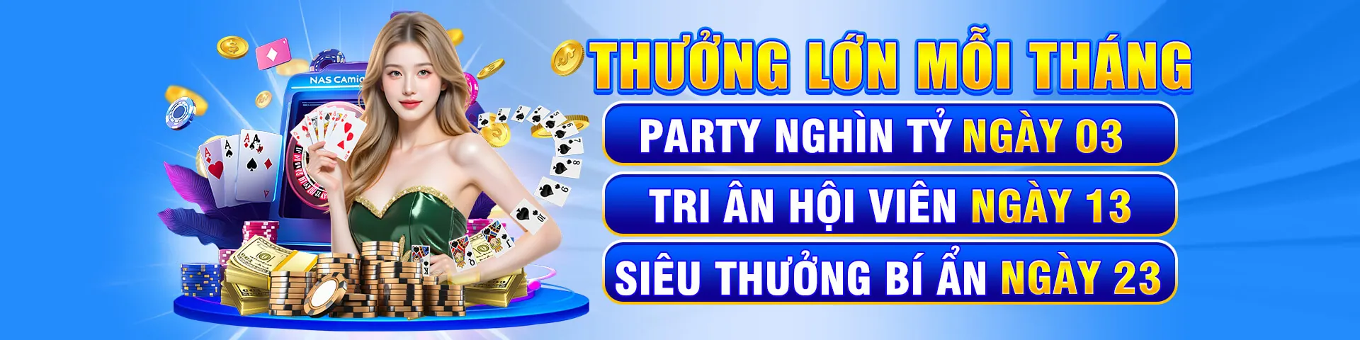 Sòng bạc trực tuyến Hipclub với các ưu đãi khuyến mãi hấp dẫn